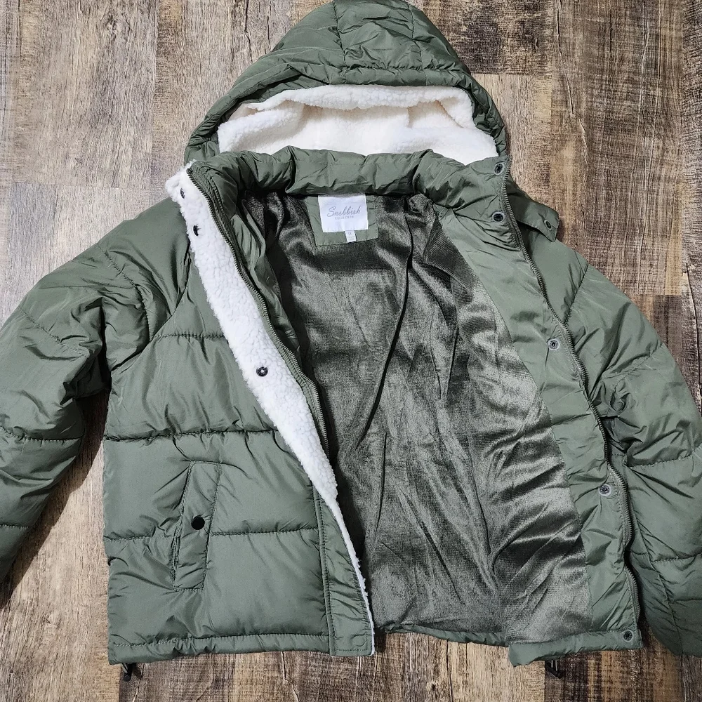 Women's cozy puffer jacket - Picture 4 of 5